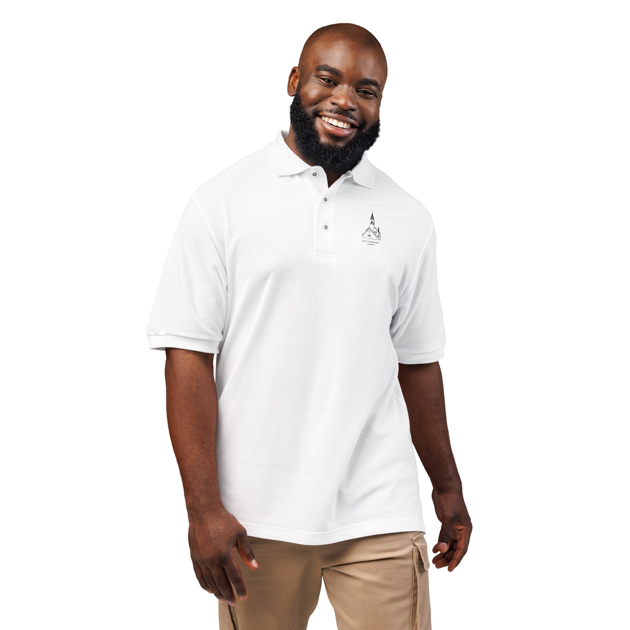 [LOGO] Embroidered Church Polo
