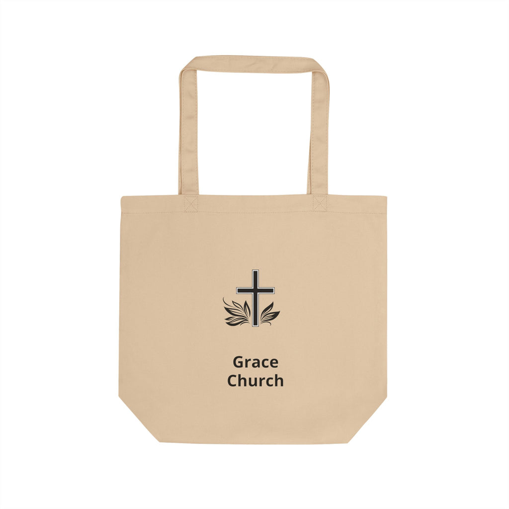 [LOGO+TEXT] Canvas Eco Grocery & Bible Study Tote