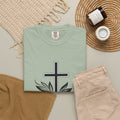[LOGO+TEXT(FRNT/BCK] — Comfort Colors Tee (The Light That Is Set On The Hill)