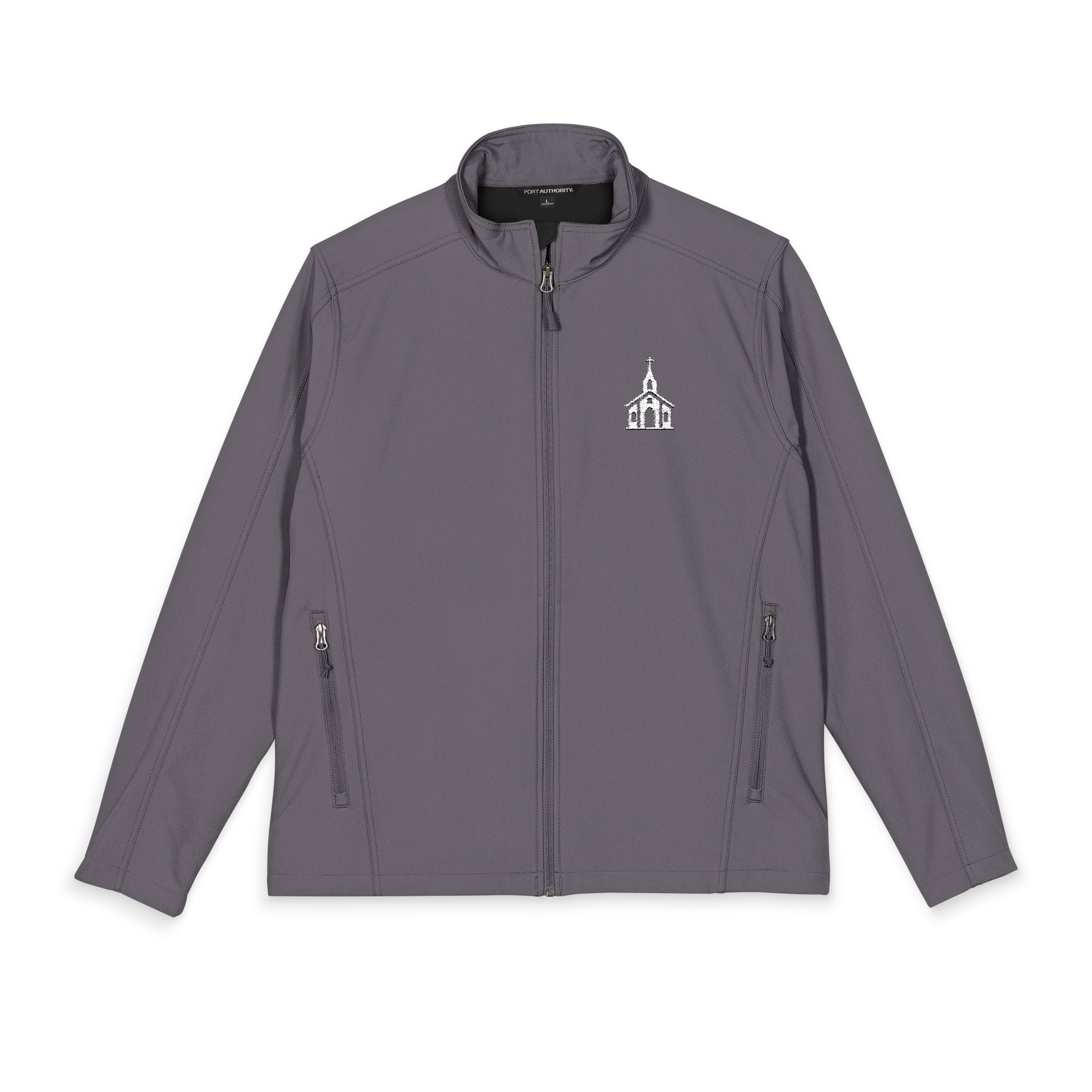 [LOGO] Soft Shell Jacket - Men's Lightweight Outdoor Coat