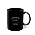[LOGO+TEXT] Black Ceramic Mug (11oz or 15oz)
