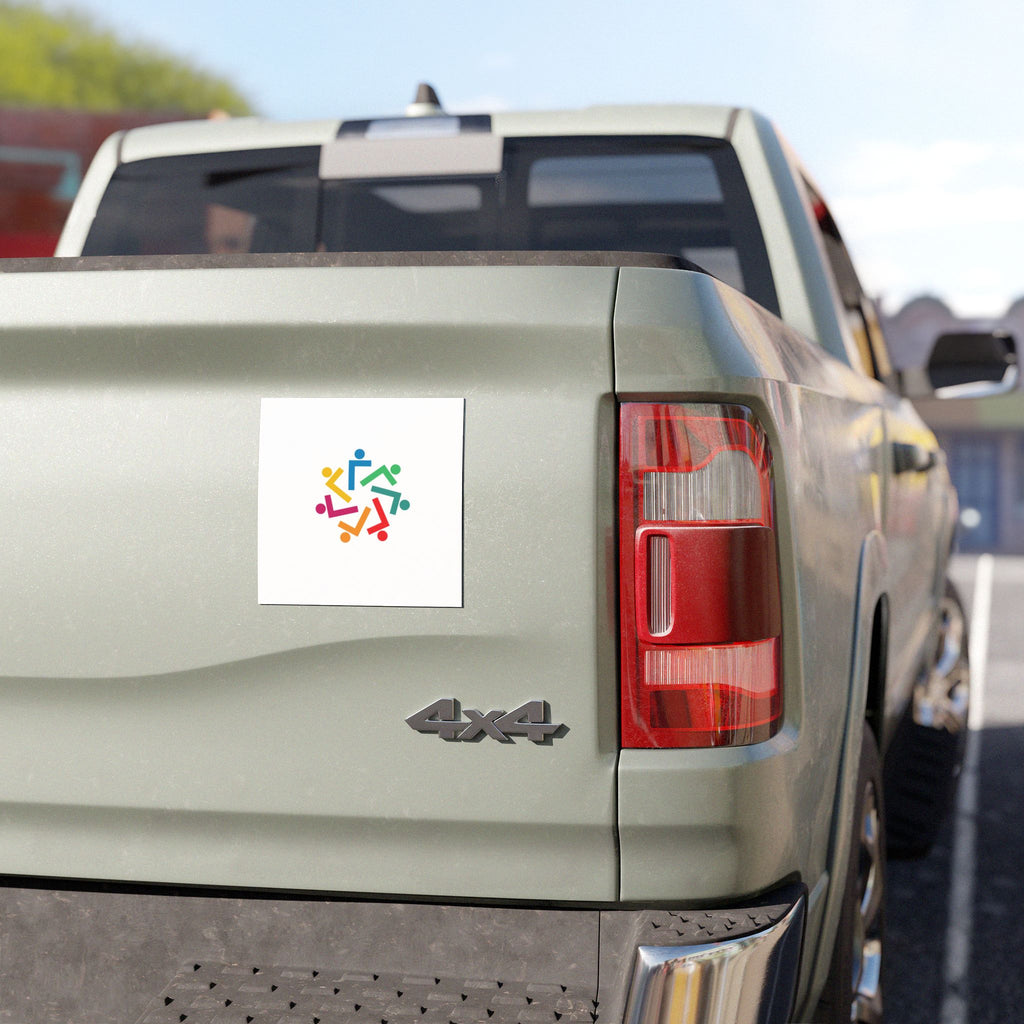 [LOGO] Square Church Car/Fridge Magnet