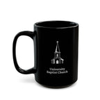 [LOGO+TEXT] Black Ceramic Mug (11oz or 15oz)