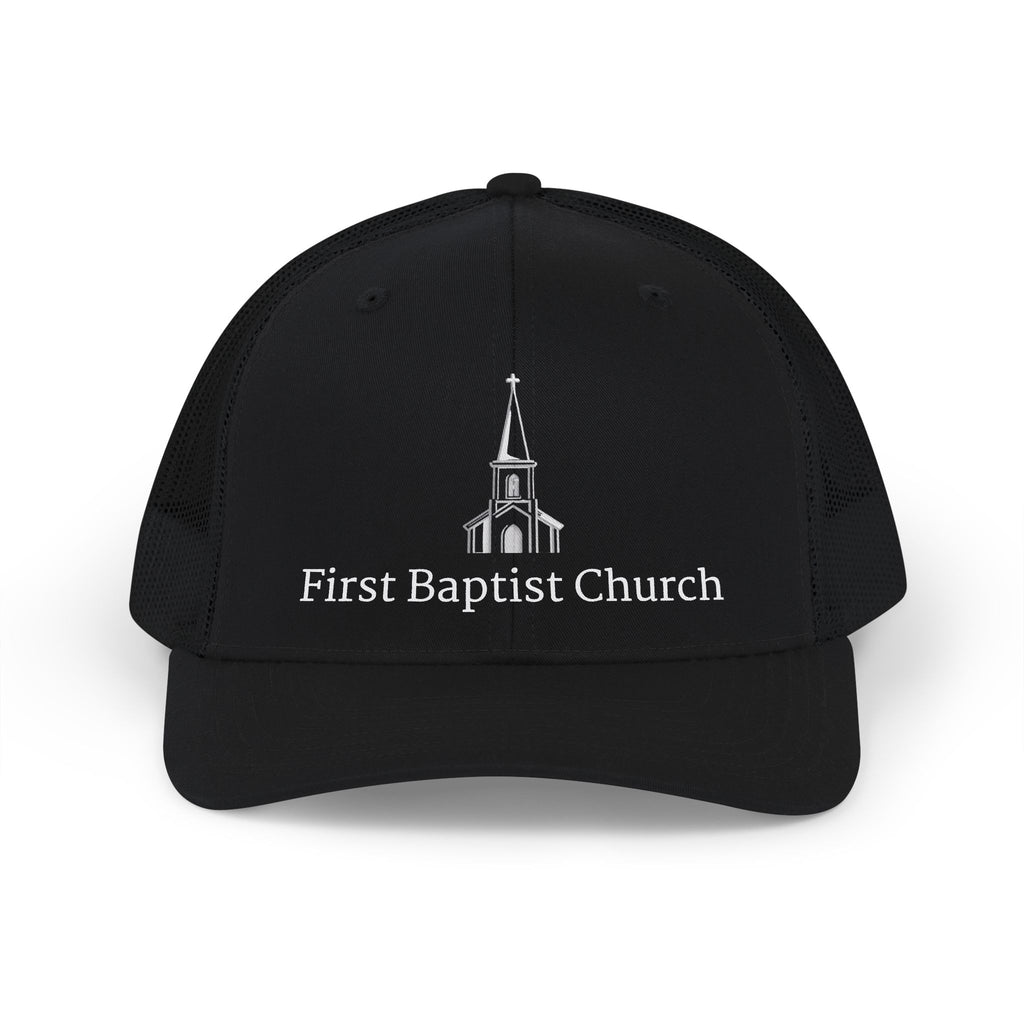 [LOGO+TEXT] Church Trucker Cap — (Richardson)