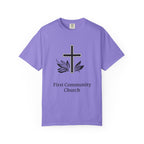 [LOGO+TEXT(FRNT/BCK] — Comfort Colors Tee (The Light That Is Set On The Hill)