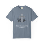 [LOGO+TEXT(FRNT/BCK] — Comfort Colors Tee (The Light That Is Set On The Hill)
