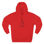 [LOGO+TEXT] Three-Panel Fleece Church Hoodie