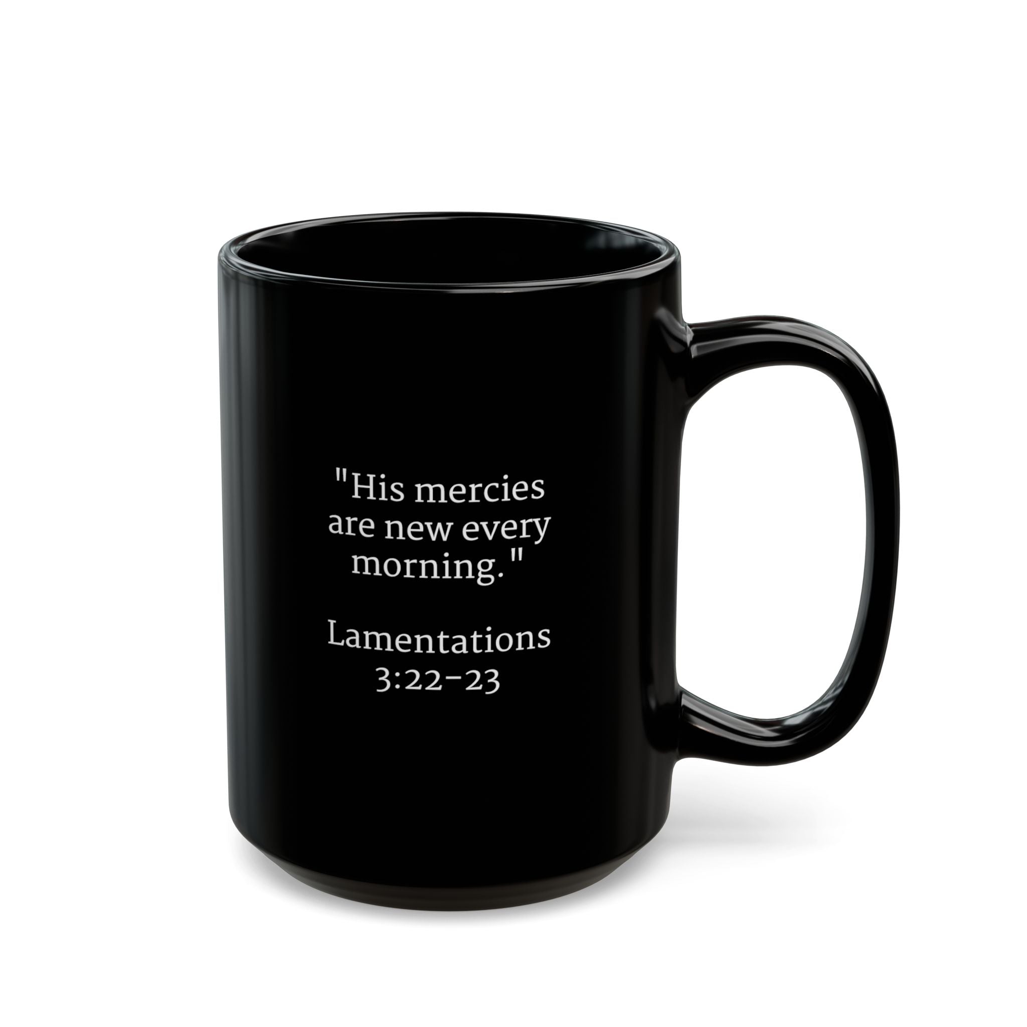 [LOGO+TEXT] Black Ceramic Mug (11oz or 15oz)