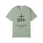[LOGO+TEXT(FRNT/BCK] — Comfort Colors Tee (The Light That Is Set On The Hill)