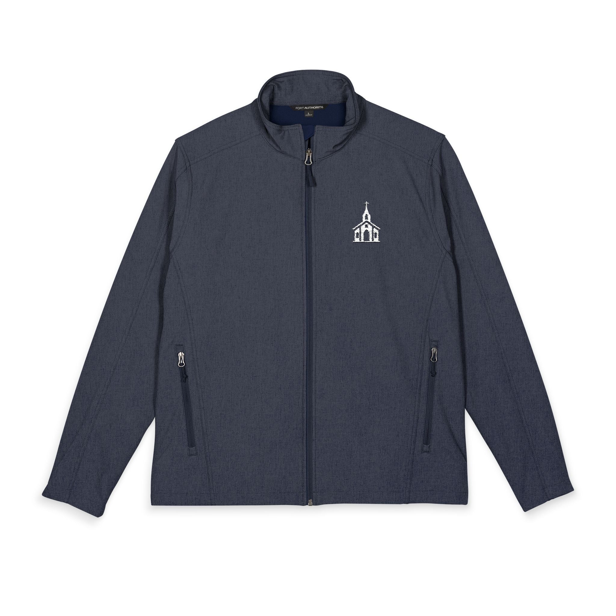 [LOGO] Soft Shell Jacket - Men's Lightweight Outdoor Coat