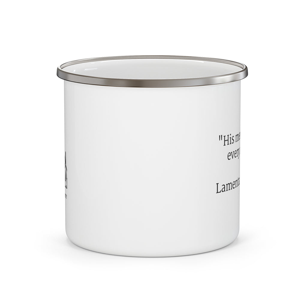 [LOGO+TEXT] Enamel Camping Mug