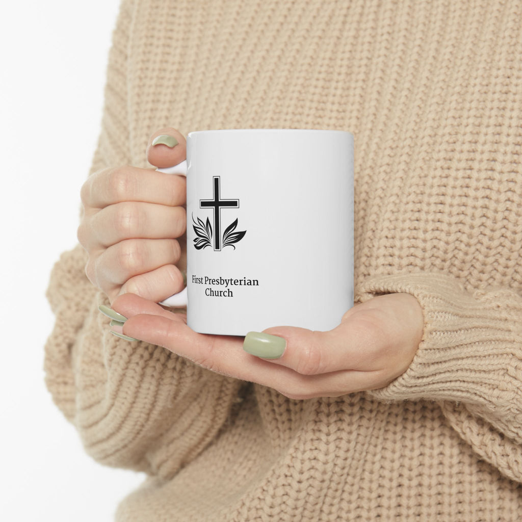 [LOGO+TEXT] Church Mug — Ceramic (11oz, 15oz)