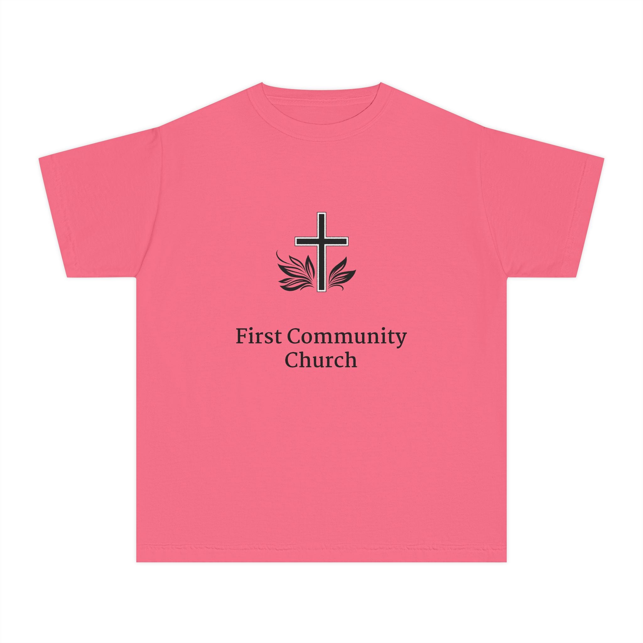 [LOGO+TEXT] Comfort Colors Youth Tee