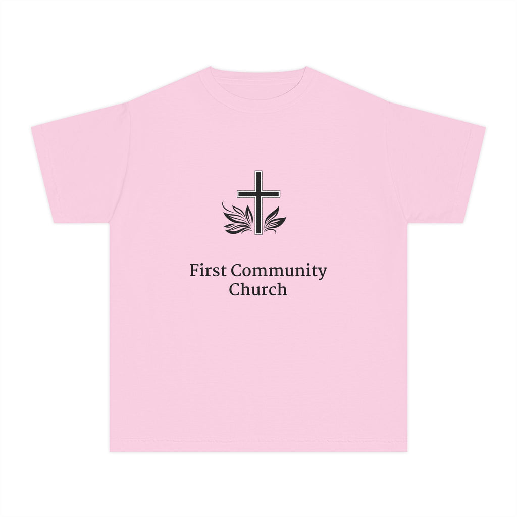 [LOGO+TEXT] Comfort Colors Youth Tee