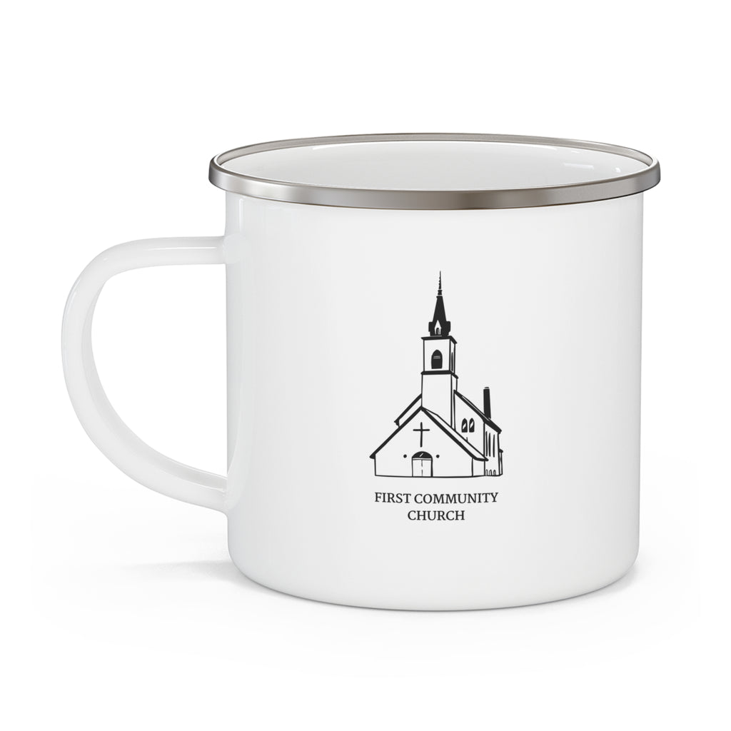 [LOGO+TEXT] Enamel Camping Mug