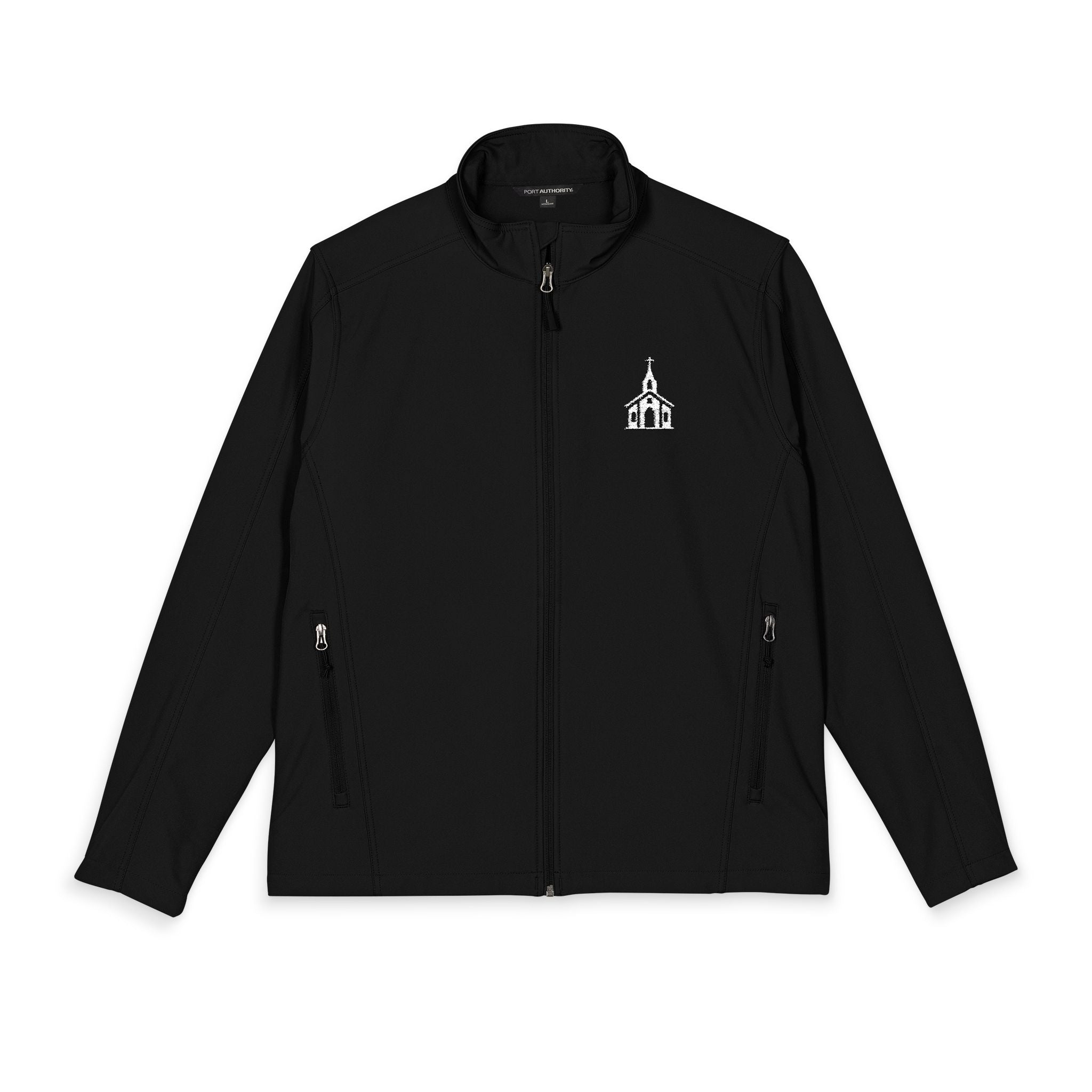 [LOGO] Soft Shell Jacket - Men's Lightweight Outdoor Coat