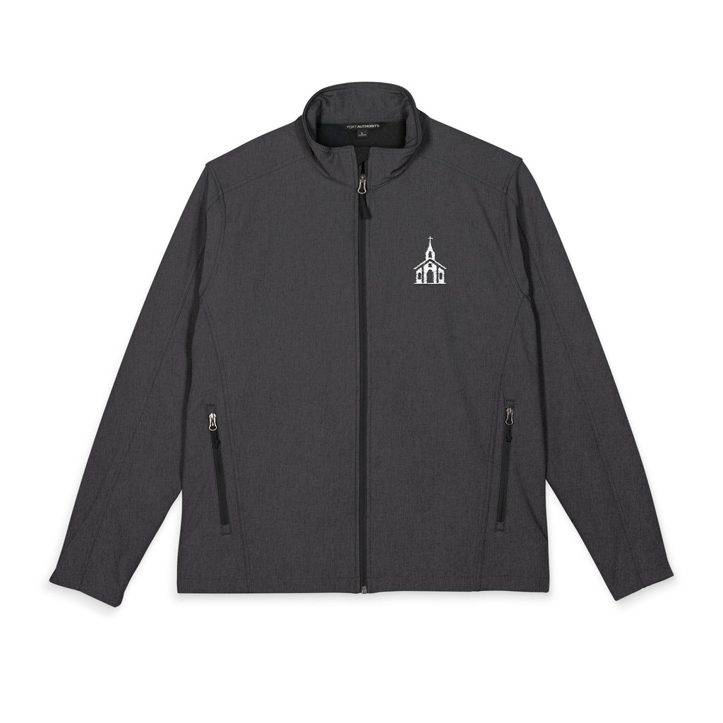 [LOGO] Soft Shell Jacket - Men's Lightweight Outdoor Coat