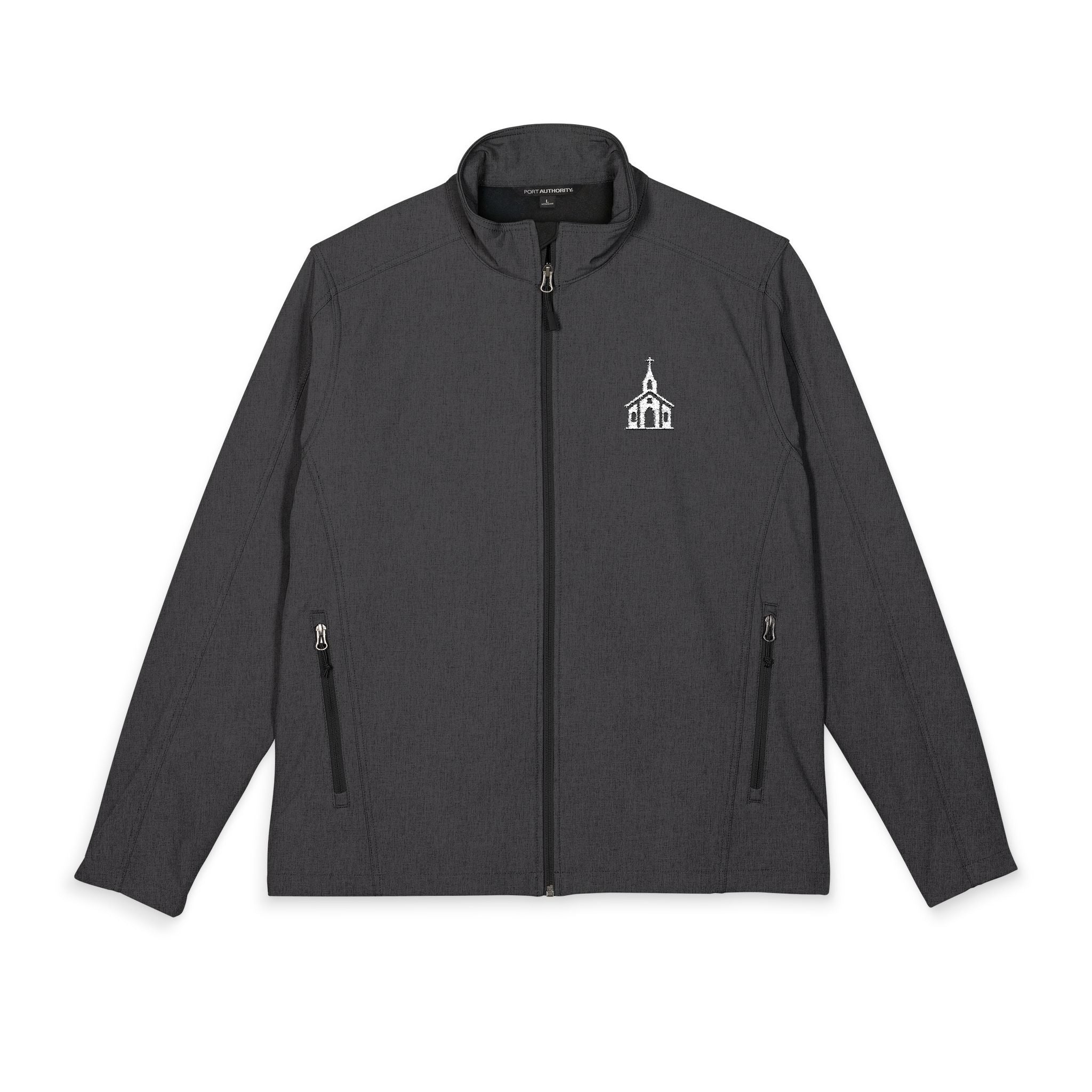 [LOGO] Soft Shell Jacket - Men's Lightweight Outdoor Coat