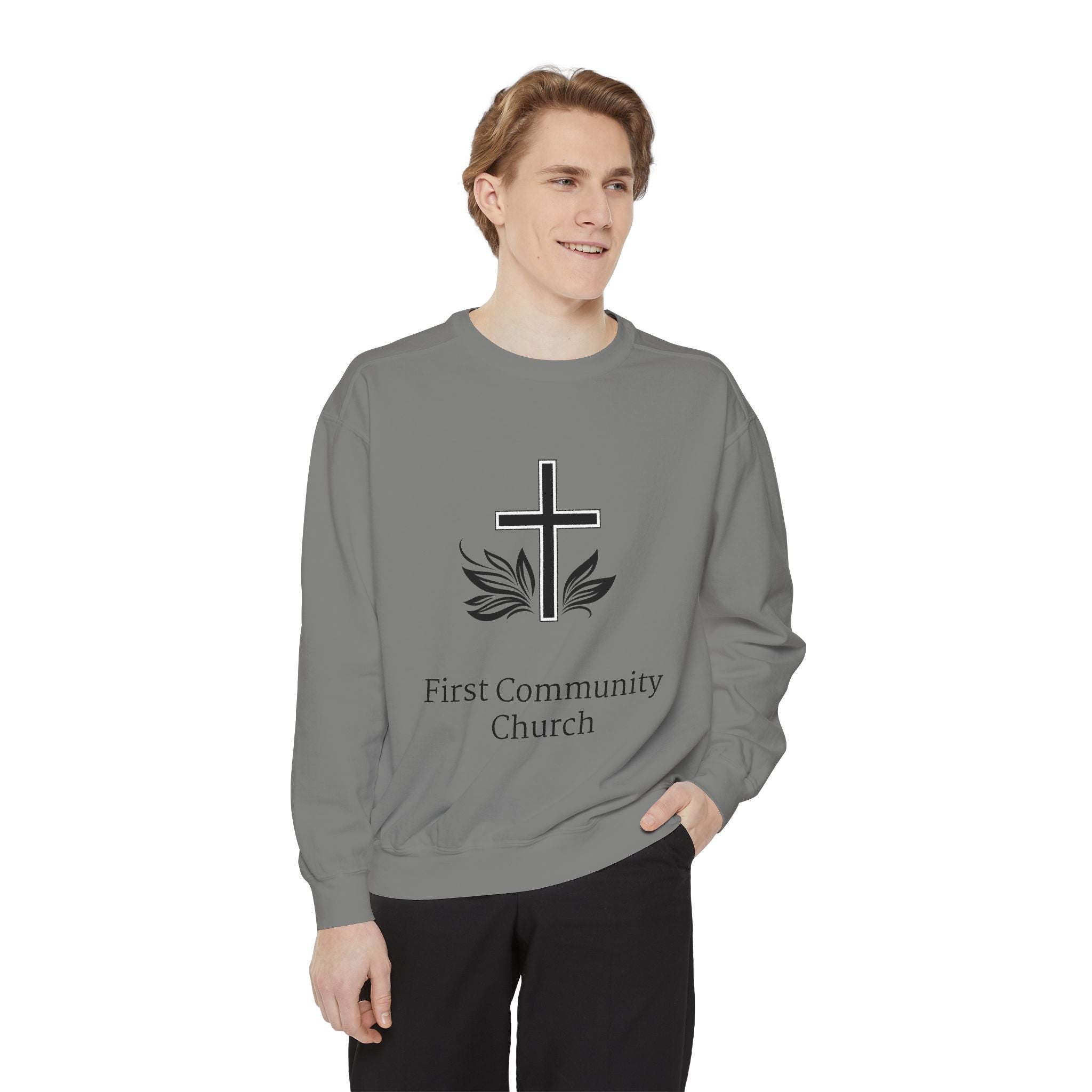 [LOGO+TEXT] Comfort Colors Crewneck
