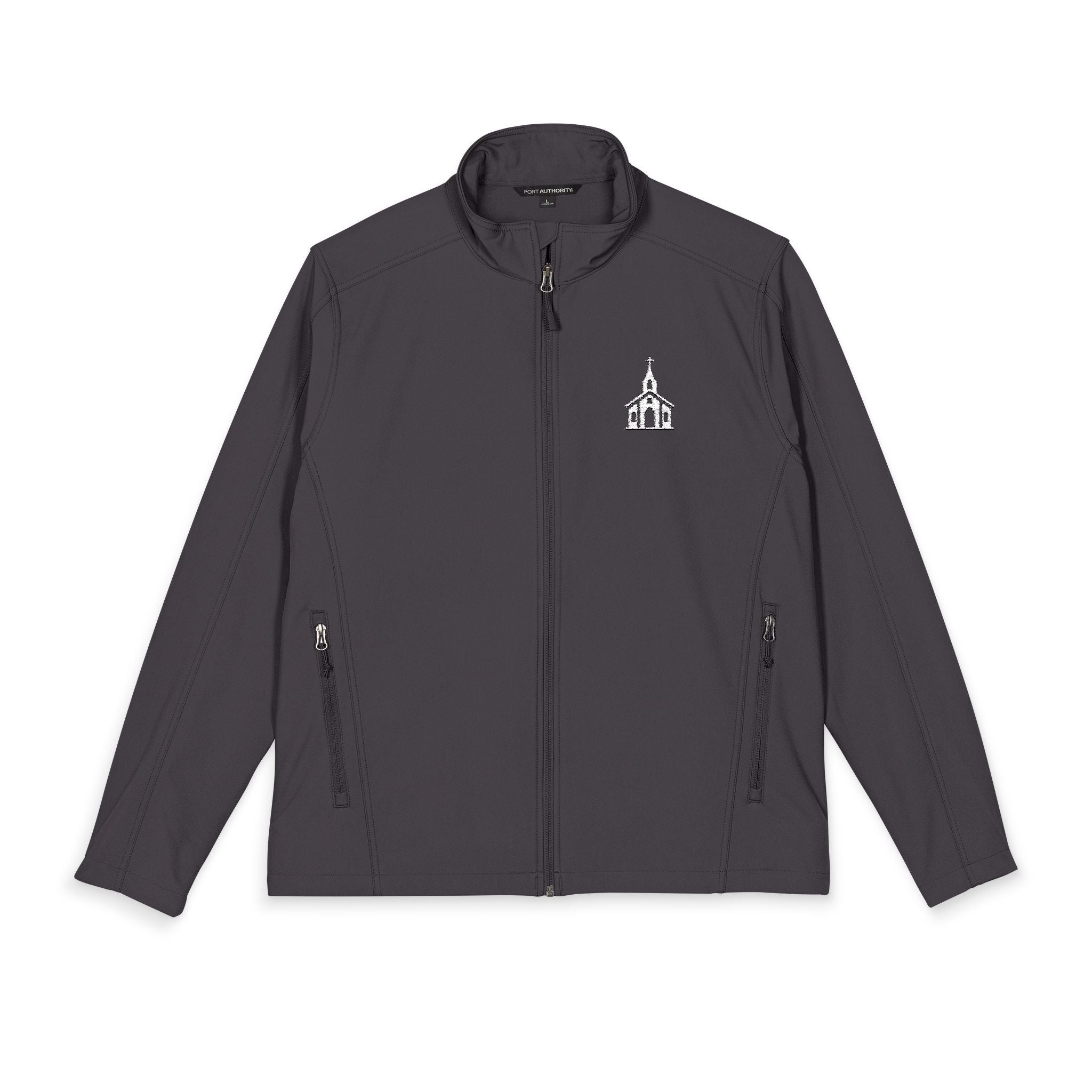 [LOGO] Soft Shell Jacket - Men's Lightweight Outdoor Coat