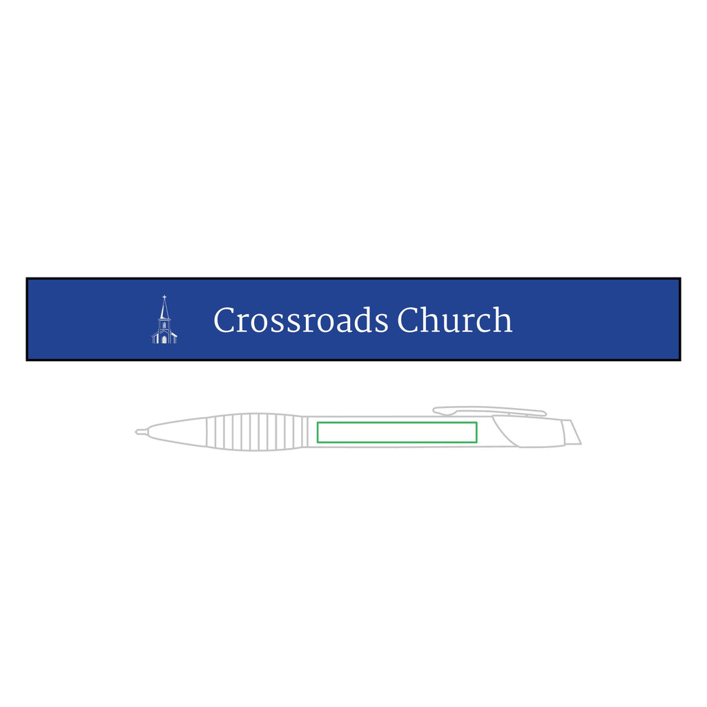 [LOGO+TEXT] Premium Engraved Brass Ballpoint Pen
