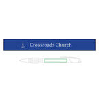 [LOGO+TEXT] Premium Engraved Brass Ballpoint Pen