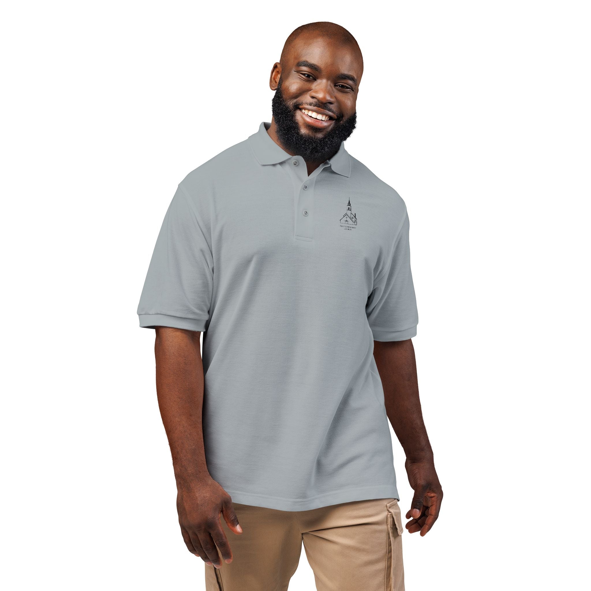 [LOGO] Embroidered Church Polo