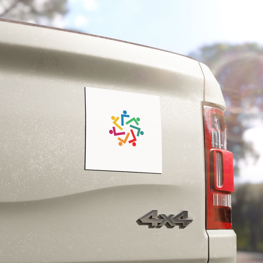 [LOGO] Square Church Car/Fridge Magnet