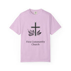 [LOGO+TEXT(FRNT/BCK] — Comfort Colors Tee (The Light That Is Set On The Hill)