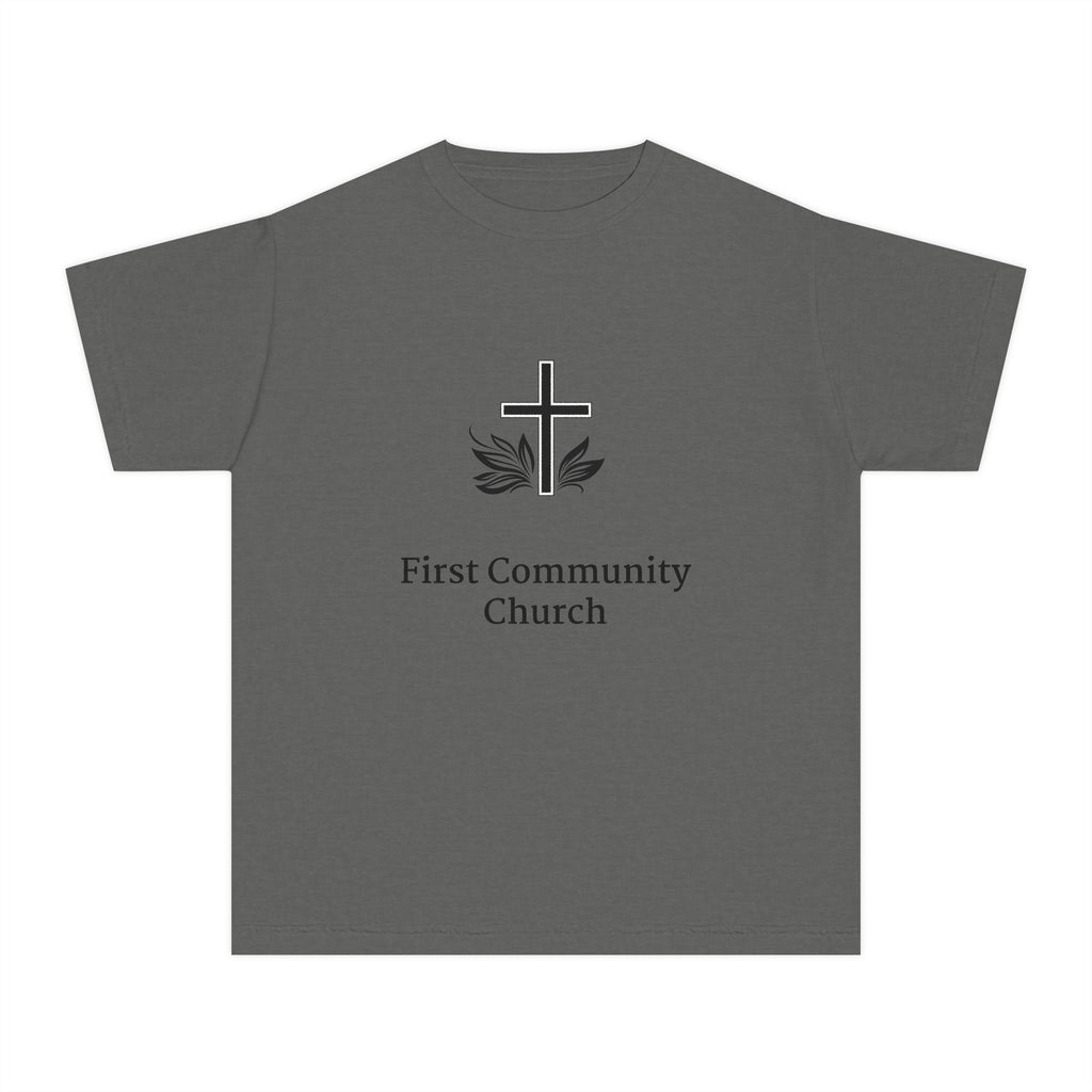 [LOGO+TEXT] Comfort Colors Youth Tee