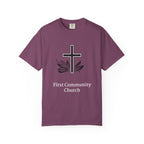 [LOGO+TEXT(FRNT/BCK] — Comfort Colors Tee (The Light That Is Set On The Hill)