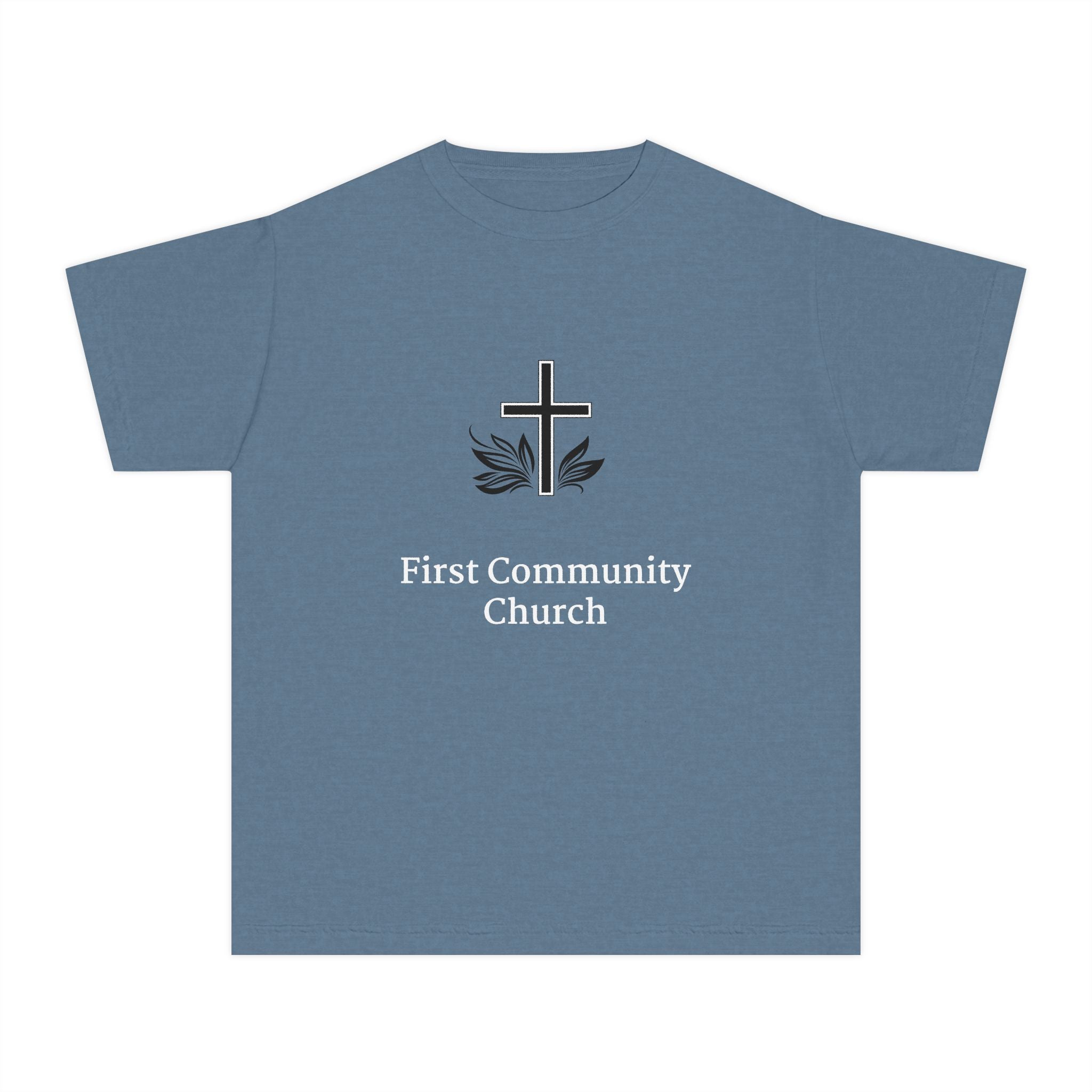 [LOGO+TEXT] Comfort Colors Youth Tee