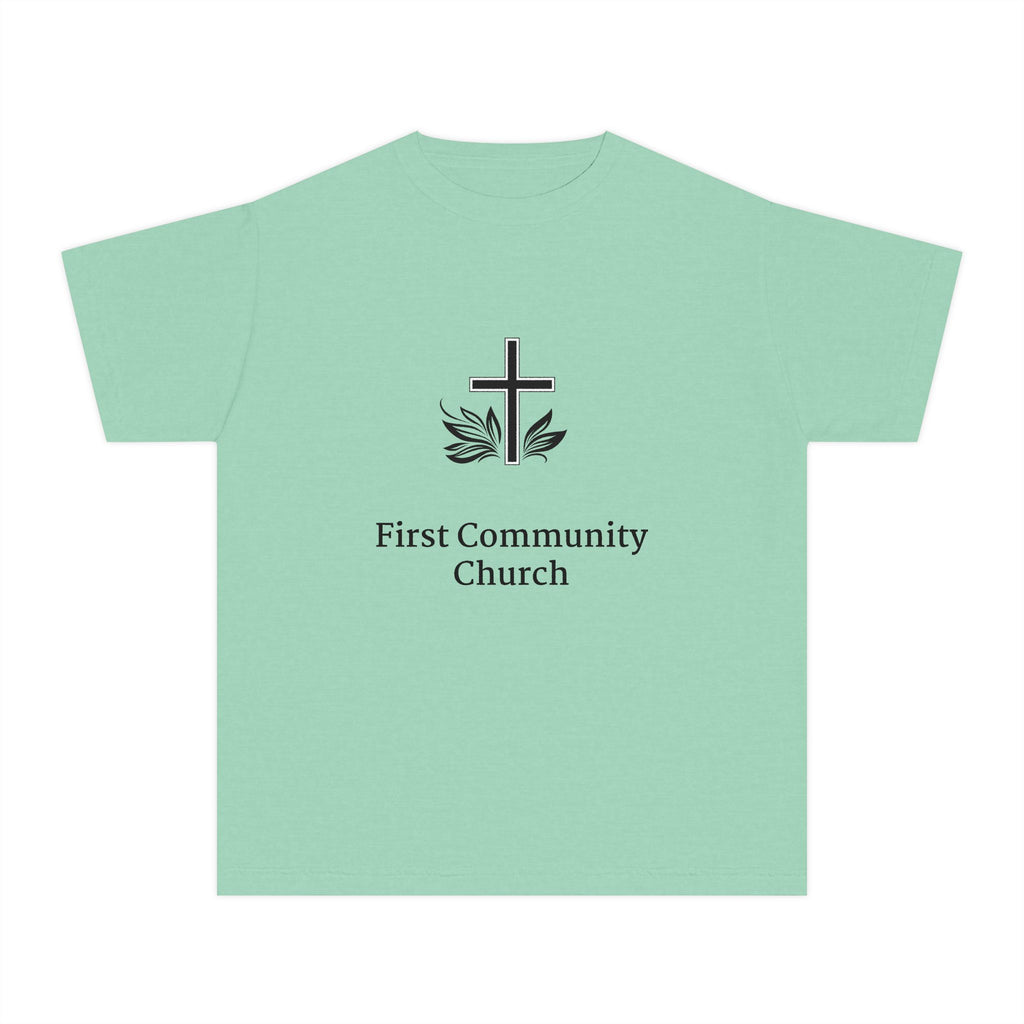 [LOGO+TEXT] Comfort Colors Youth Tee