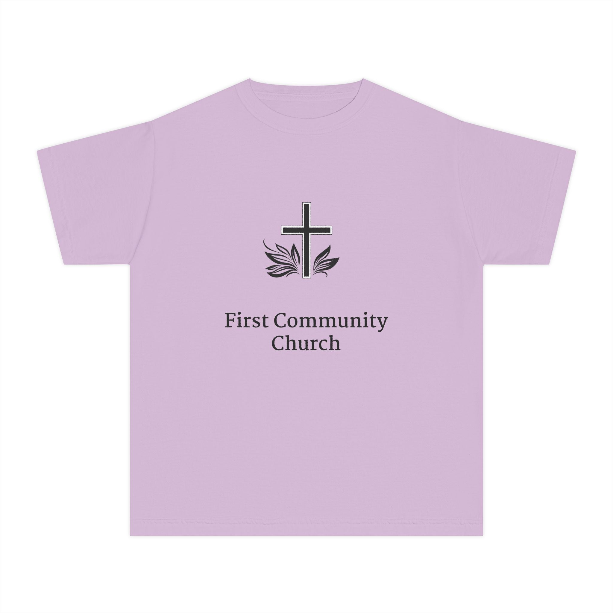 [LOGO+TEXT] Comfort Colors Youth Tee