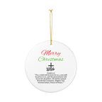 [LOGO+TEXT] Ceramic Church Ornament