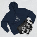 [LOGO+TEXT] Three-Panel Fleece Church Hoodie