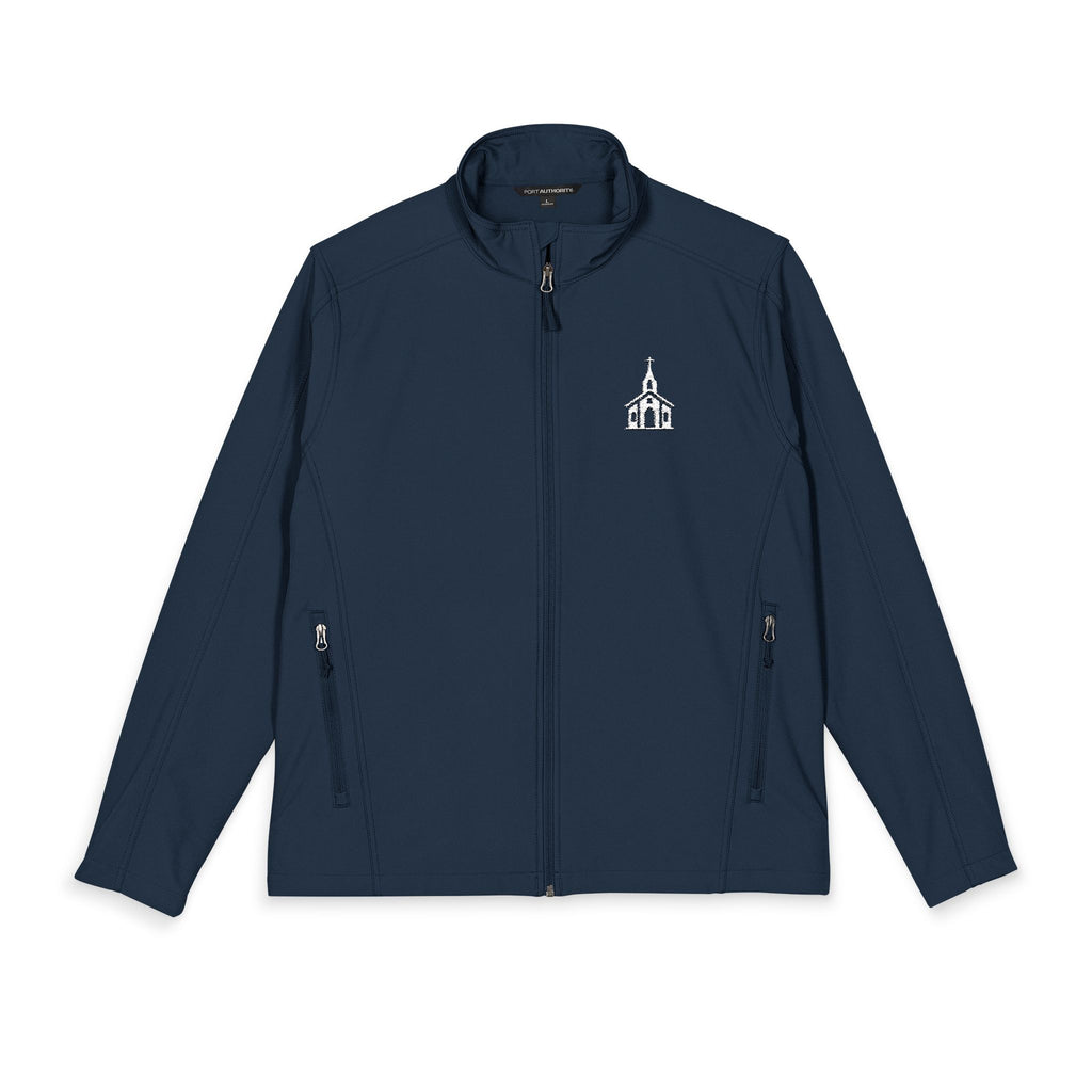 [LOGO] Soft Shell Jacket - Men's Lightweight Outdoor Coat