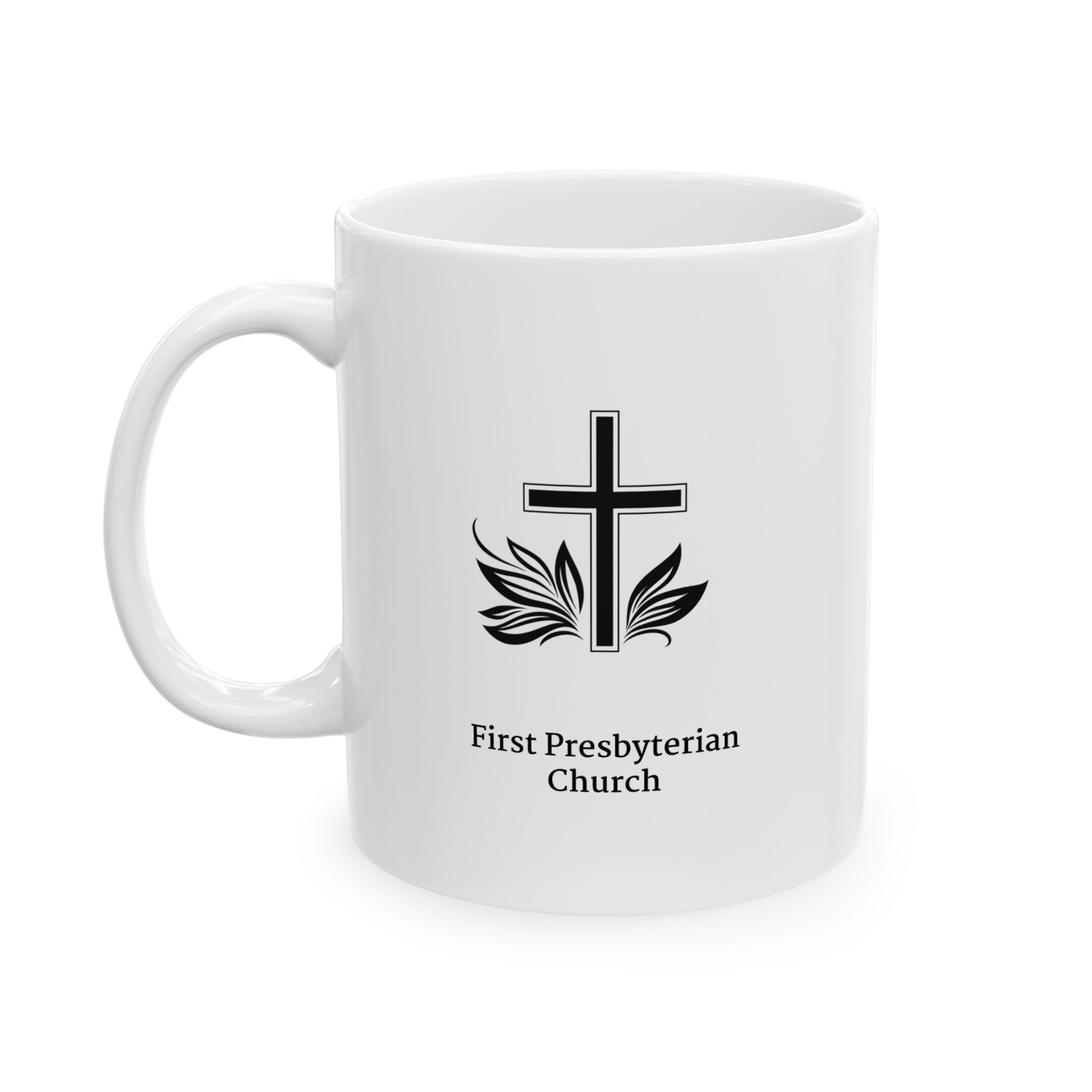 [LOGO+TEXT] Church Mug — Ceramic (11oz, 15oz)