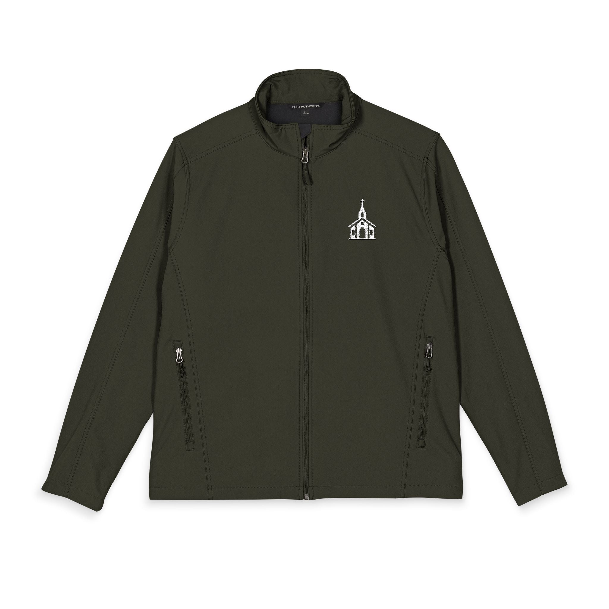 [LOGO] Soft Shell Jacket - Men's Lightweight Outdoor Coat