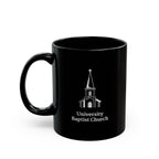 [LOGO+TEXT] Black Ceramic Mug (11oz or 15oz)