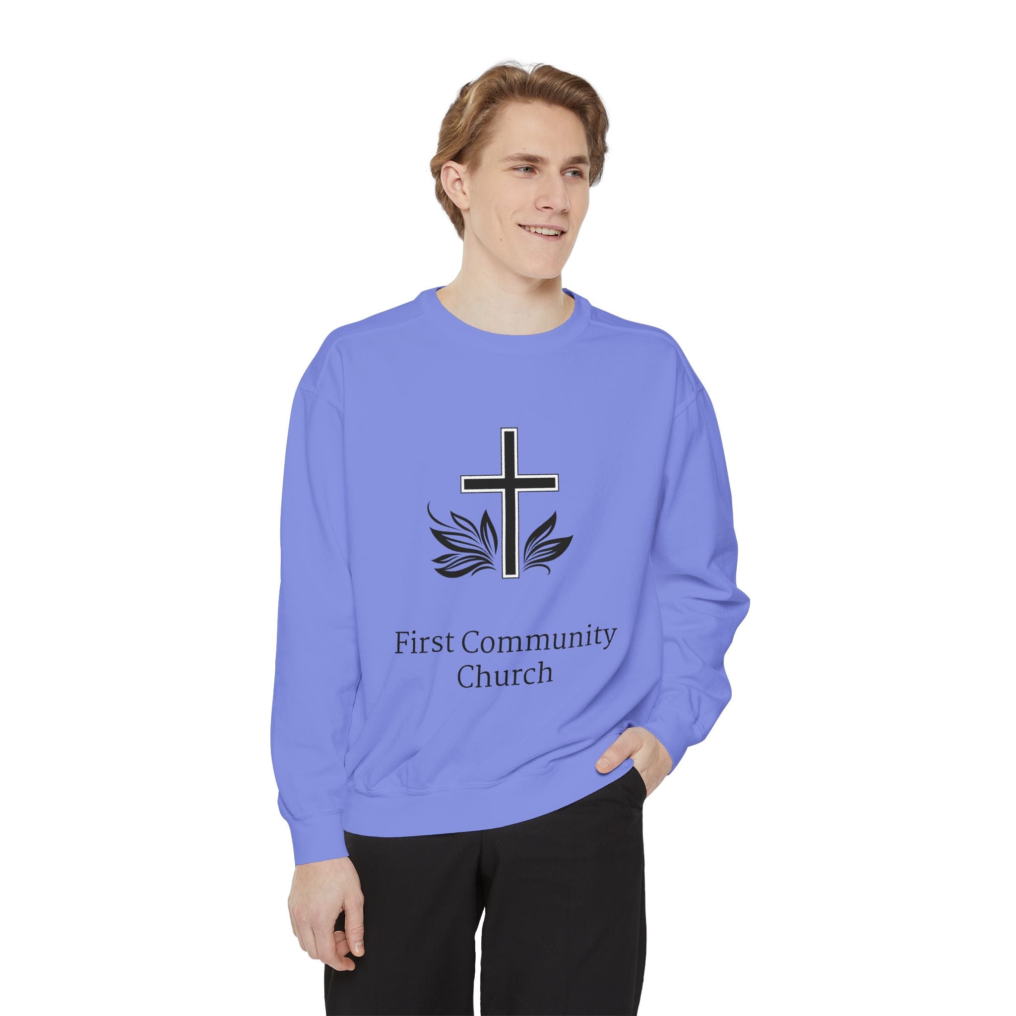 [LOGO+TEXT] Comfort Colors Crewneck