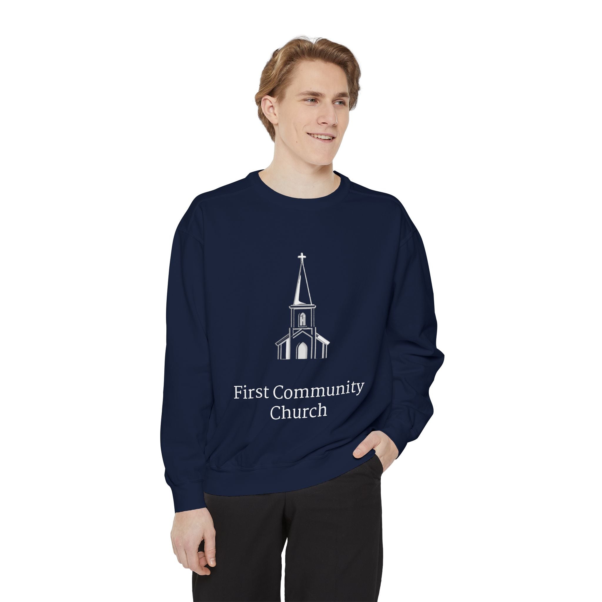[LOGO+TEXT] Comfort Colors Crewneck