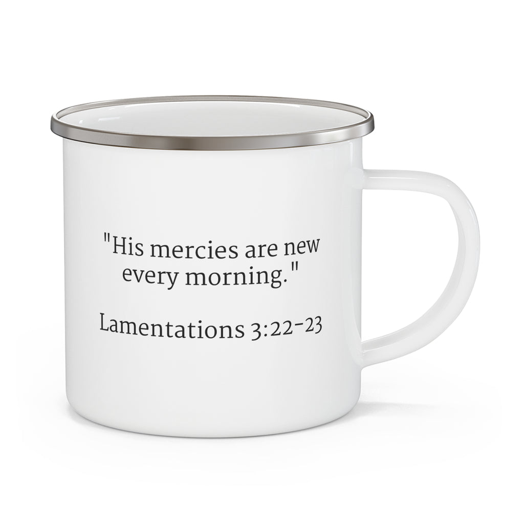 [LOGO+TEXT] Enamel Camping Mug