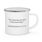 [LOGO+TEXT] Enamel Camping Mug