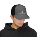 [LOGO+TEXT] Church Trucker Cap — (Richardson)