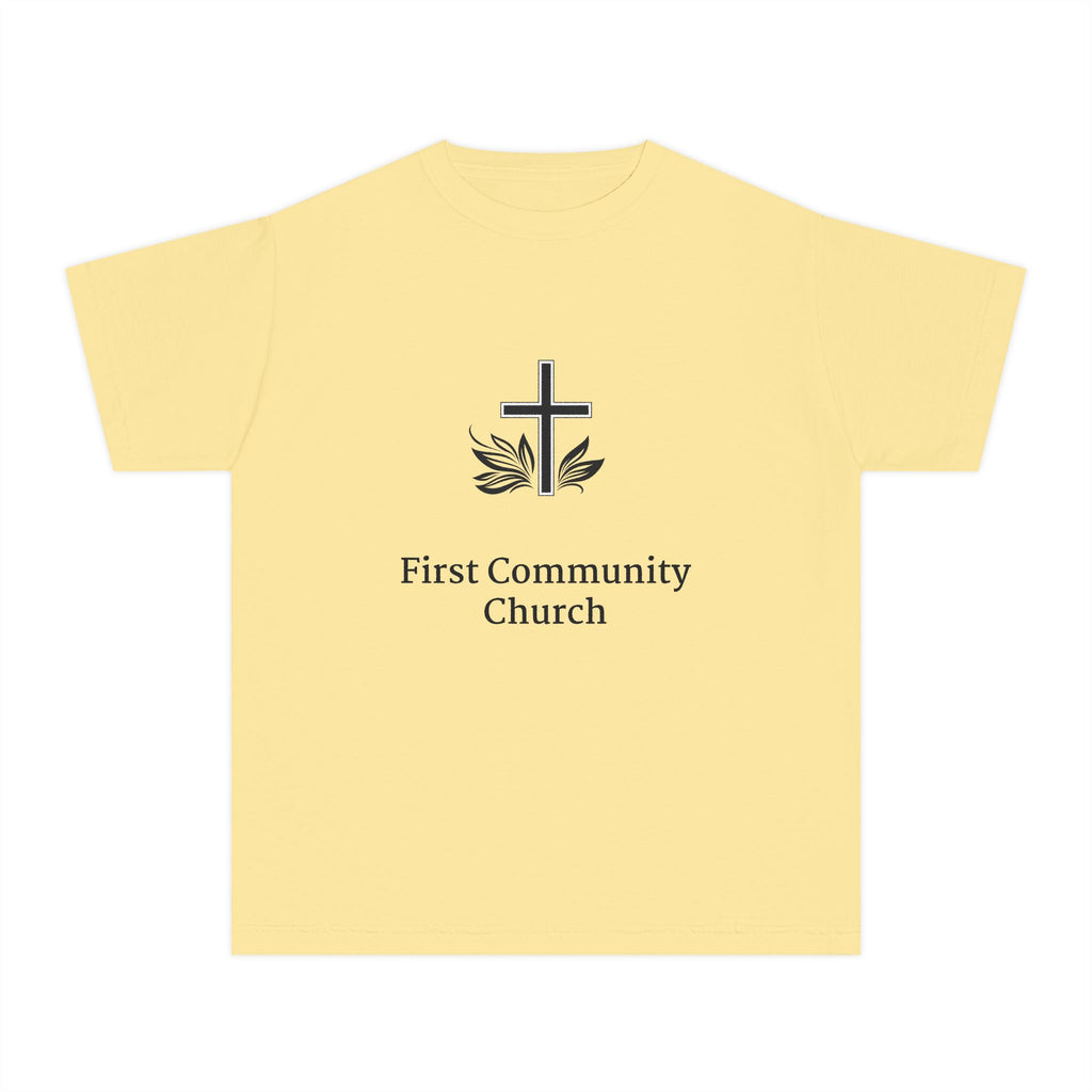 [LOGO+TEXT] Comfort Colors Youth Tee
