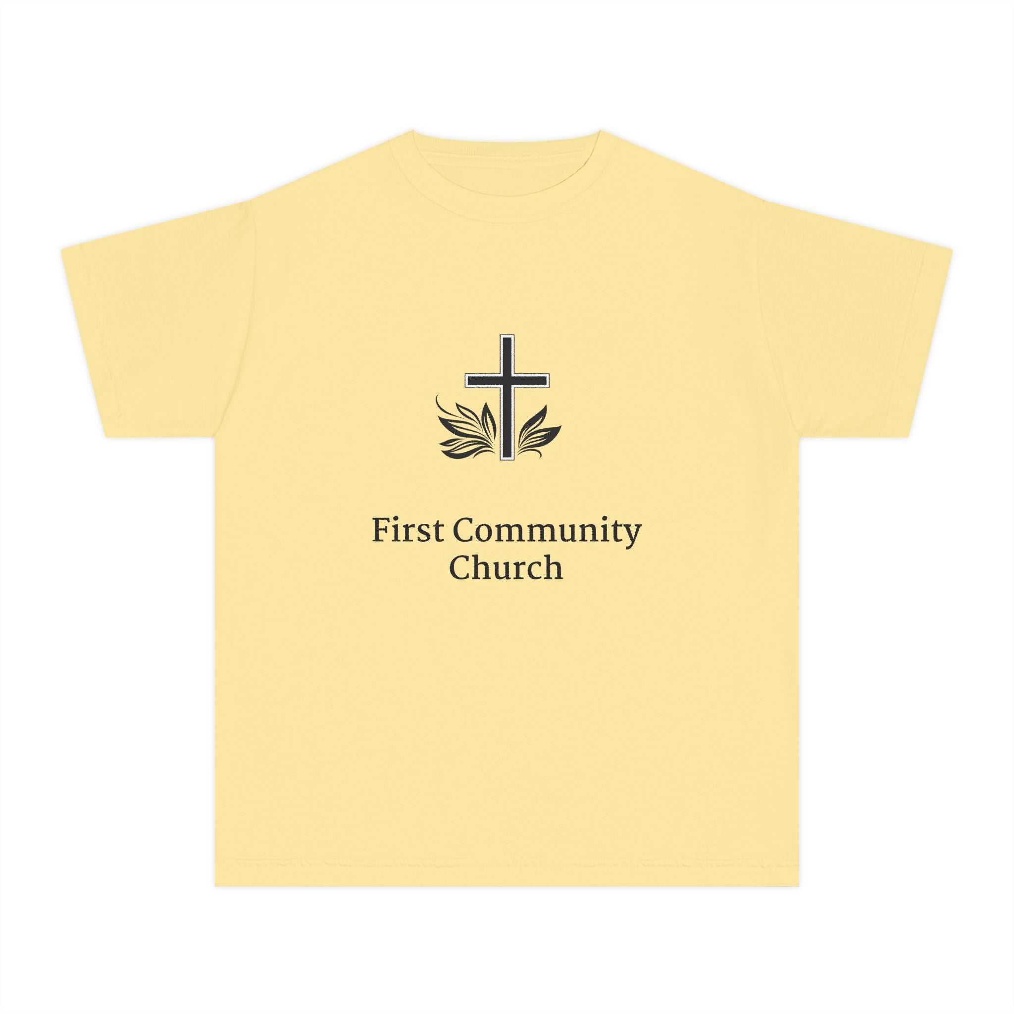 [LOGO+TEXT] Comfort Colors Youth Tee