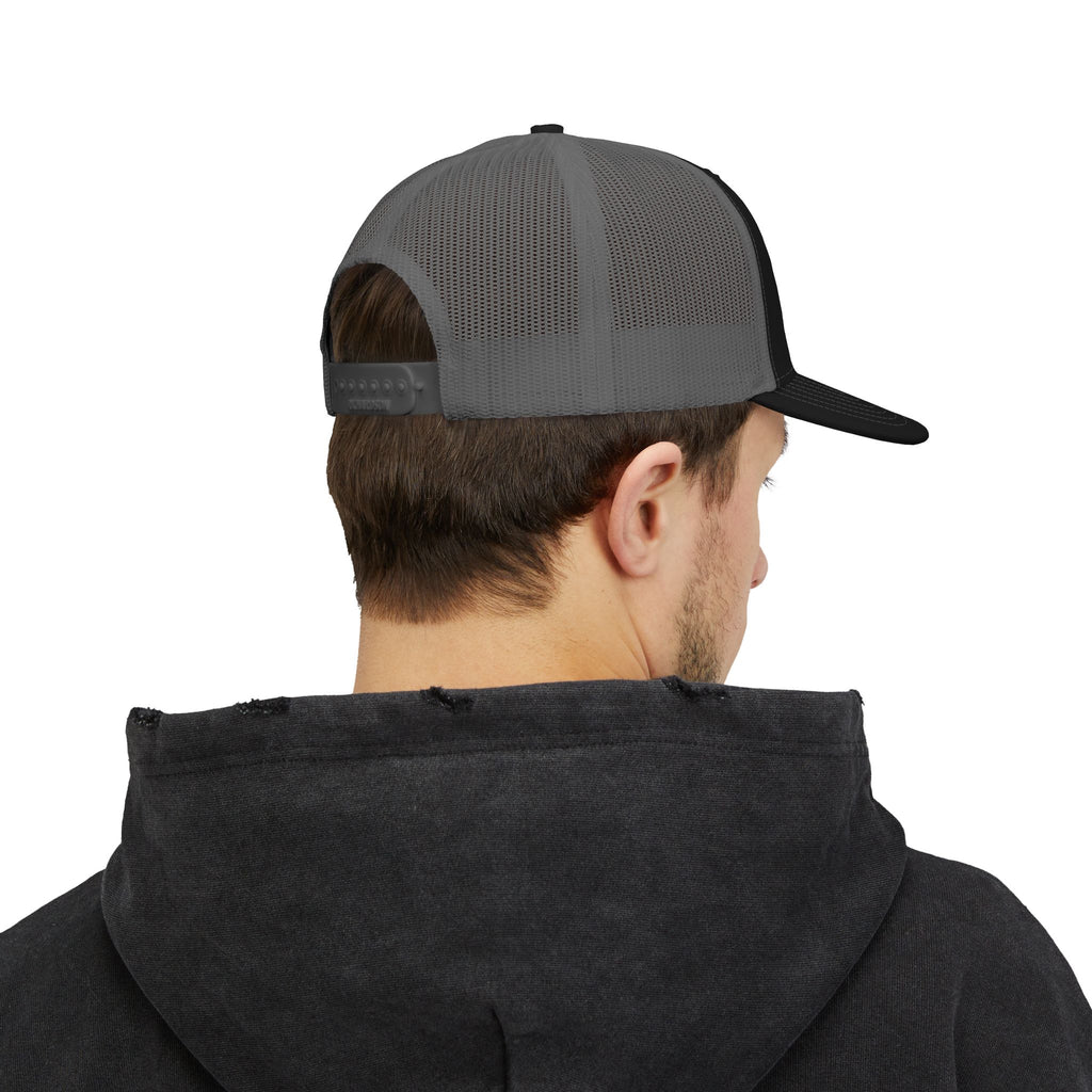 [LOGO+TEXT] Church Trucker Cap — (Richardson)