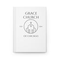 [LOGO+TEXT] Lined Matte White Sermon Journal