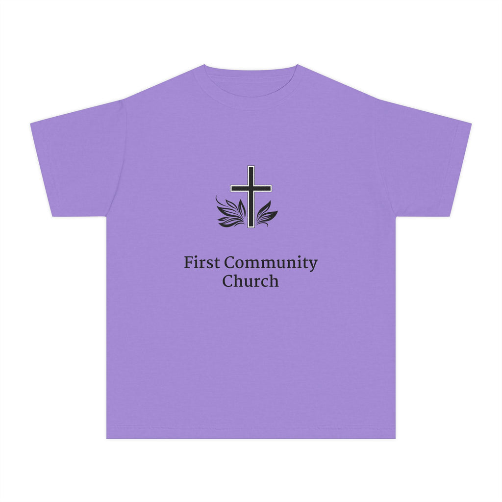 [LOGO+TEXT] Comfort Colors Youth Tee